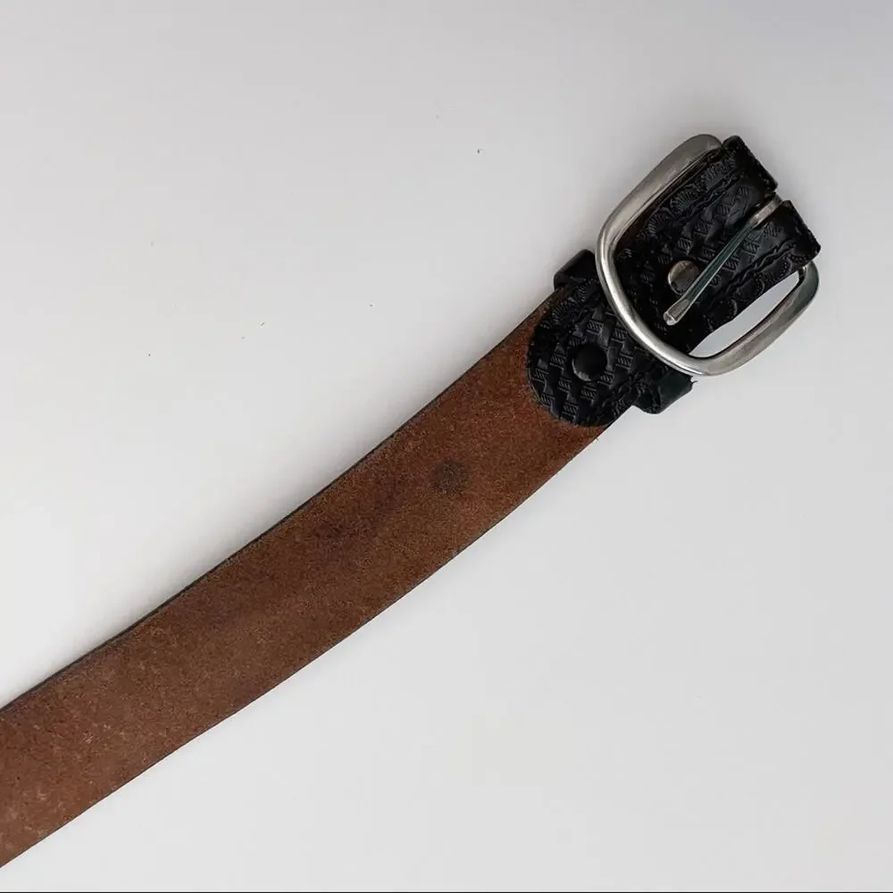 Bald Eagle Sun Genuine Leather Tooled Belt Small
